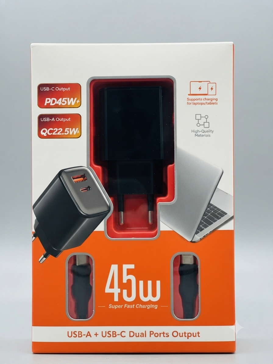 1. شاحن MOXOM Dual Ports (موديل MX-HC318)