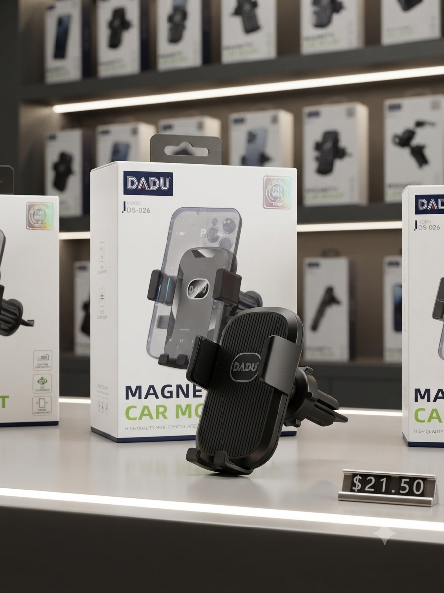 حامل هاتف مغناطيسي للسيارة DADU قابل للتعديل بزاوية 360 درجة موديل DS-026 من MT mobile