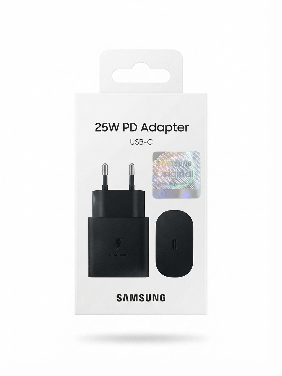 شاحن سامسونج الأصلي 25W PD Adapter (USB-C) - متوفر الآن لدى MT Mobile