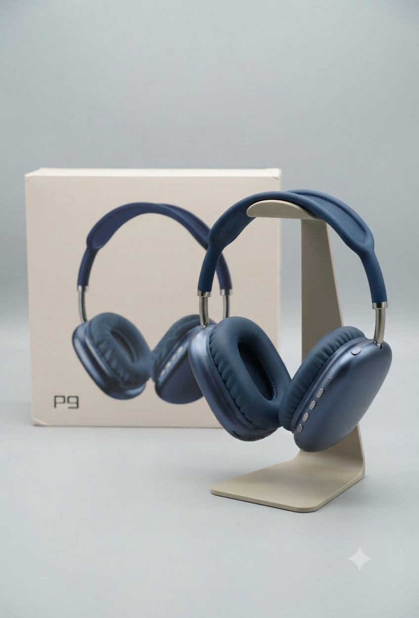 سماعة الرأس اللاسلكية P9 Wireless Headphone - متوفرة لدى MT Mobile