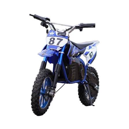 دراجة ترابية كهربائية رياضية Dirt Bike لون أزرق موديل 87 - متوفرة لدى MT mobile